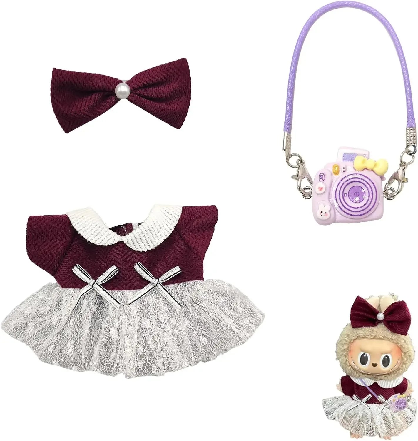 Cute Fit Doll Outfit Essentials (suitable for Labubu)
