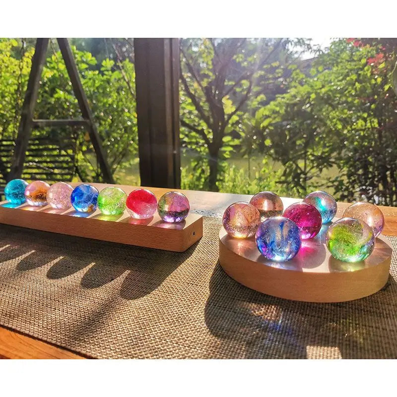 Handmade Colored Glaze Bead Ball Colorful Glass