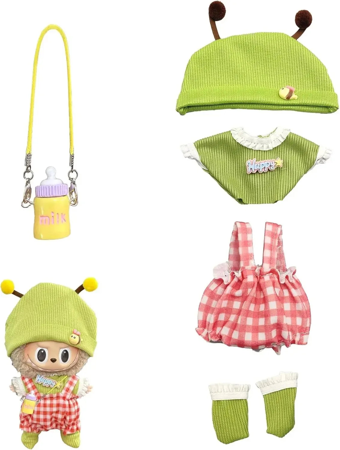 Cute Fit Doll Outfit Essentials (suitable for Labubu)
