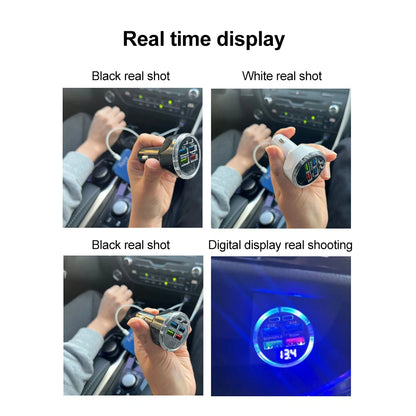 Power Pulse 6X fast car charger with digital display